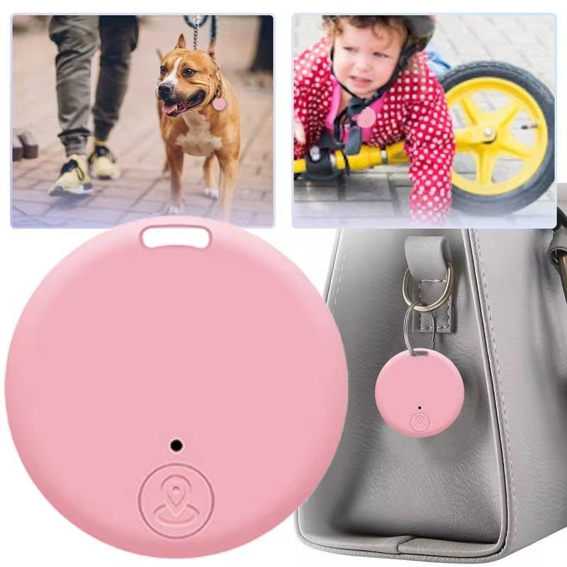 Compact GPS Bluetooth 5.0 Tracker - Anti-Lost Device for Pets, Children, Bags, and Wallets - Smart Finder Locator