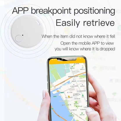 Compact GPS Bluetooth 5.0 Tracker - Anti-Lost Device for Pets, Children, Bags, and Wallets - Smart Finder Locator