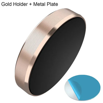 Universal Magnetic Car Phone Holder - Dashboard and Wall-Mounted Stand for iPhone, Xiaomi, Huawei, and Samsung