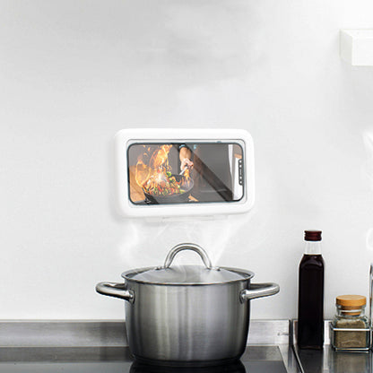 Waterproof Shower Phone Case with Touch Screen Protection - Handsfree Mobile Holder for Bathroom and Kitchen Use
