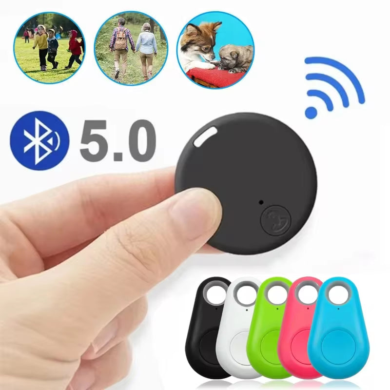 Compact GPS Bluetooth 5.0 Tracker - Anti-Lost Device for Pets, Children, Bags, and Wallets - Smart Finder Locator