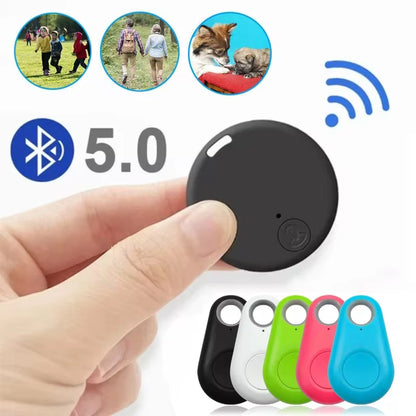 Compact GPS Bluetooth 5.0 Tracker - Anti-Lost Device for Pets, Children, Bags, and Wallets - Smart Finder Locator