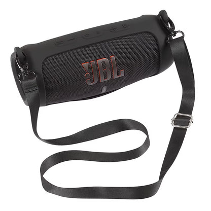 Hard EVA Travel Case and Soft Silicone Cover for JBL Charge 5 Bluetooth Speaker