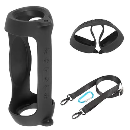Hard EVA Travel Case and Soft Silicone Cover for JBL Charge 5 Bluetooth Speaker