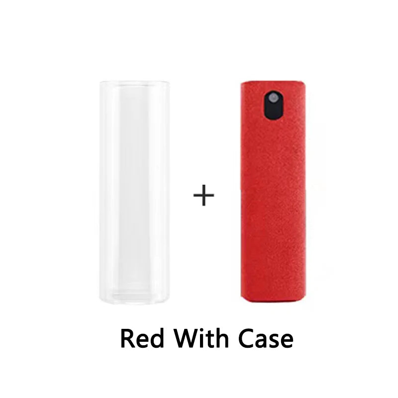 2-in-1 Screen Cleaning Spray with Microfiber Cloth for Mobile Devices and Tablets