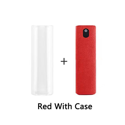 2-in-1 Screen Cleaning Spray with Microfiber Cloth for Mobile Devices and Tablets