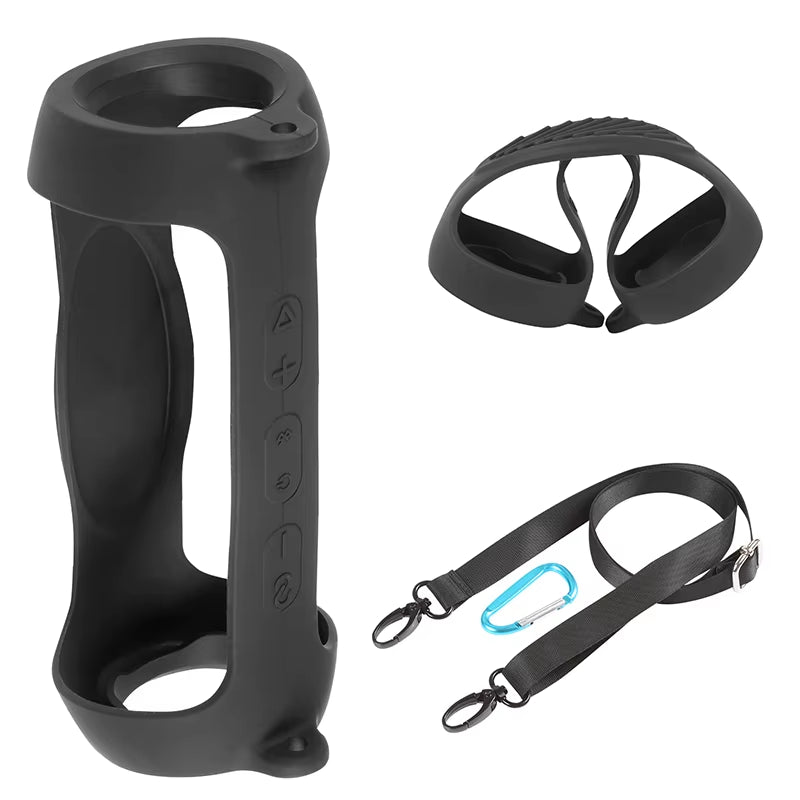Hard EVA Travel Case and Soft Silicone Cover for JBL Charge 5 Bluetooth Speaker