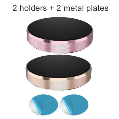 Universal Magnetic Car Phone Holder - Dashboard and Wall-Mounted Stand for iPhone, Xiaomi, Huawei, and Samsung