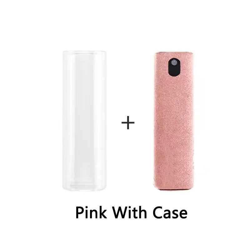 2-in-1 Screen Cleaning Spray with Microfiber Cloth for Mobile Devices and Tablets