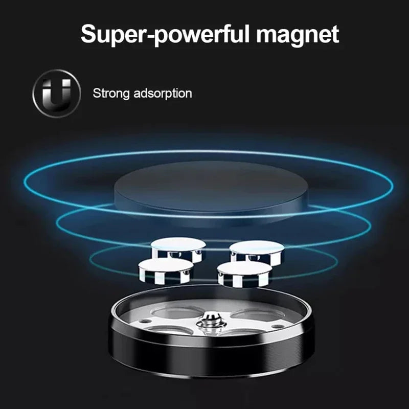 Universal Magnetic Car Phone Holder - Dashboard and Wall-Mounted Stand for iPhone, Xiaomi, Huawei, and Samsung