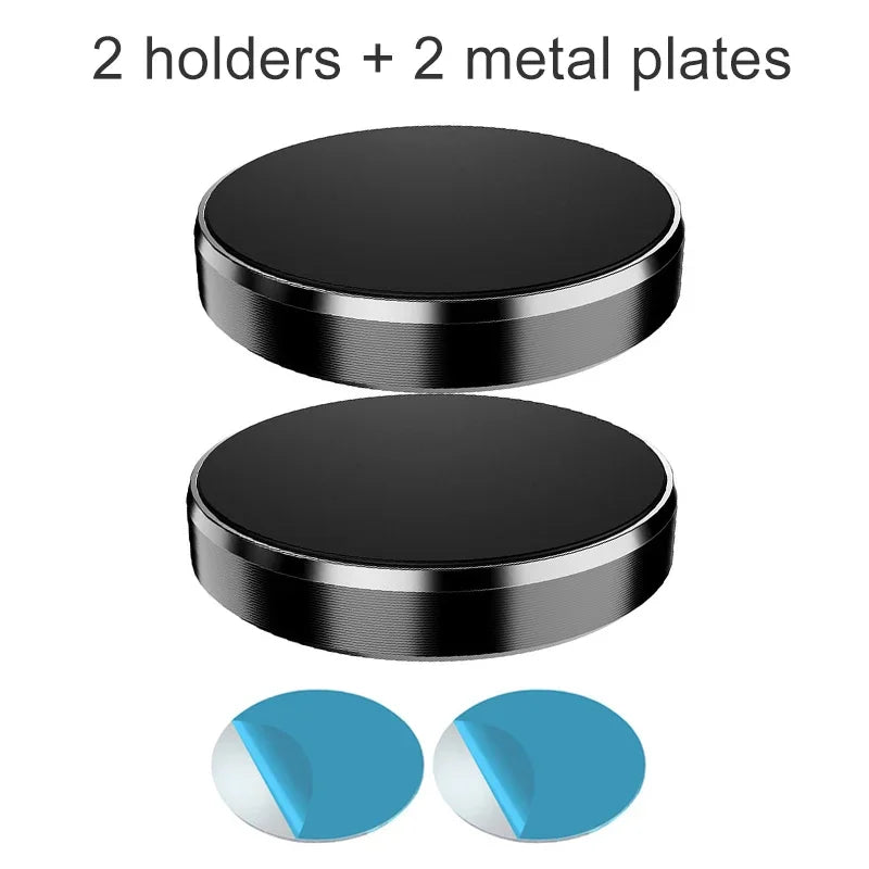 Universal Magnetic Car Phone Holder - Dashboard and Wall-Mounted Stand for iPhone, Xiaomi, Huawei, and Samsung
