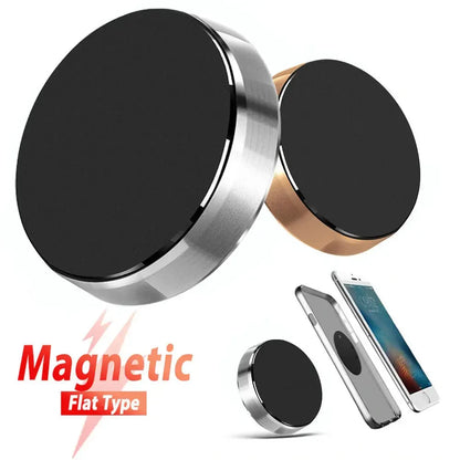 Universal Magnetic Car Phone Holder - Dashboard and Wall-Mounted Stand for iPhone, Xiaomi, Huawei, and Samsung